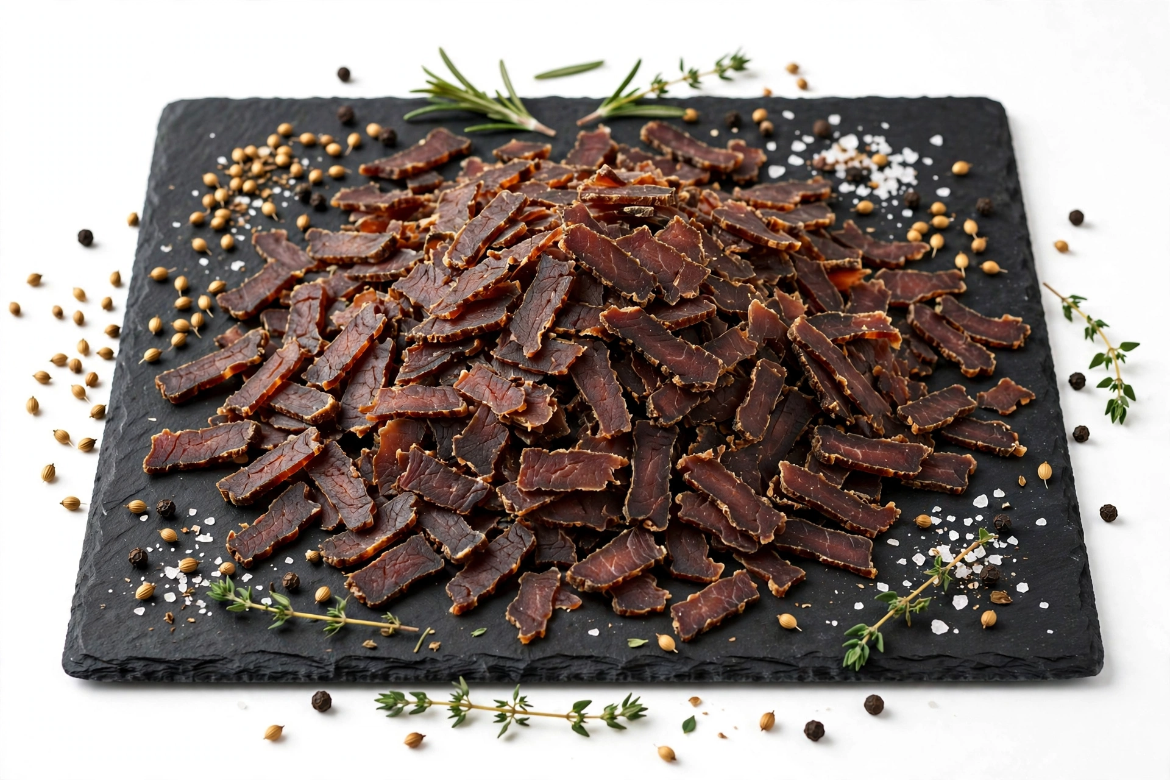 Ostrich Biltong 72g Sliced