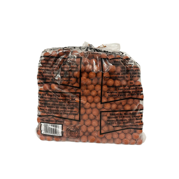 Smoked Chicken Viennas 10kg (Loose Bulk)