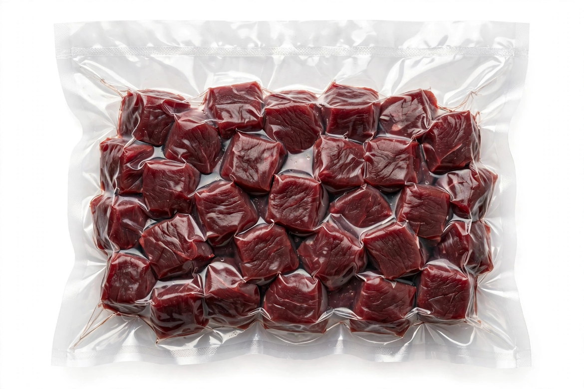 Ostrich Cubes Lean 500g Frozen