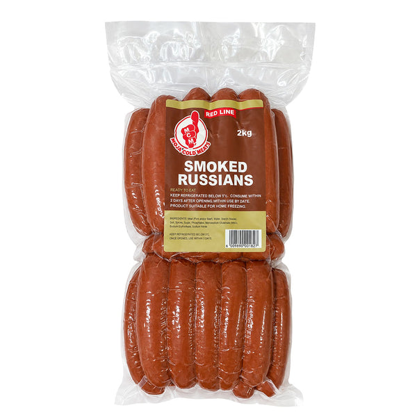 Red Line Smoked Russians 1kg (Vacuum Packed)