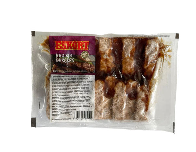 Frozen BBQ Boneless Rib Burgers 500g
