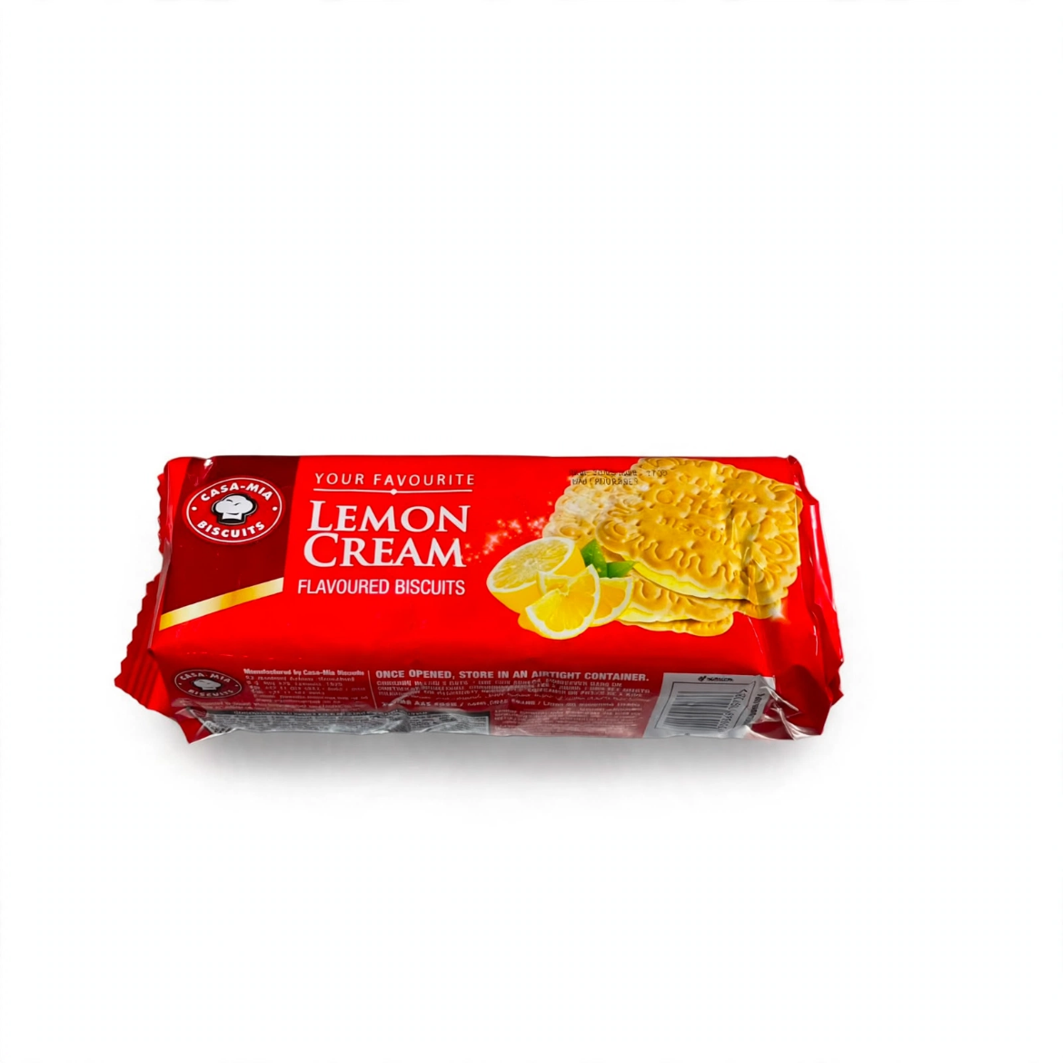 Casa Mia Lemon Cream Sandwich Biscuits Wholesale Box (12 x 160g)