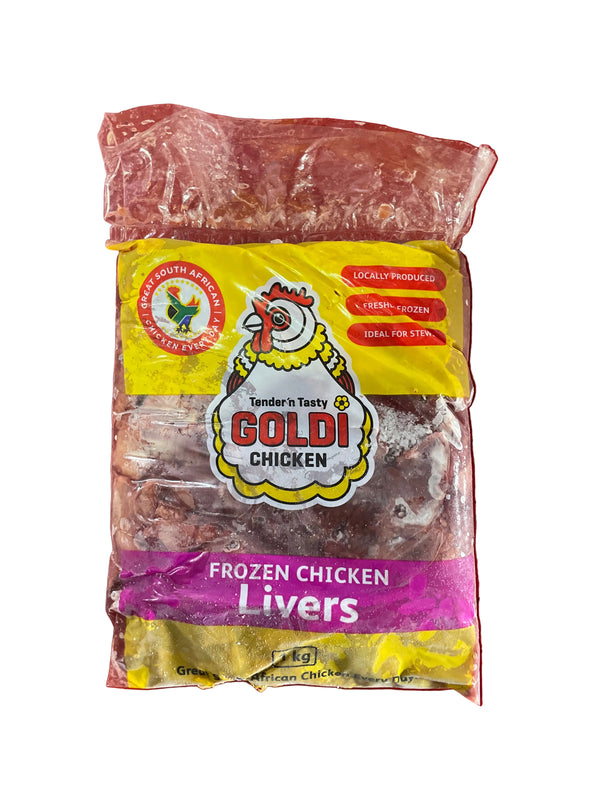 Frozen Chicken Livers 1kg