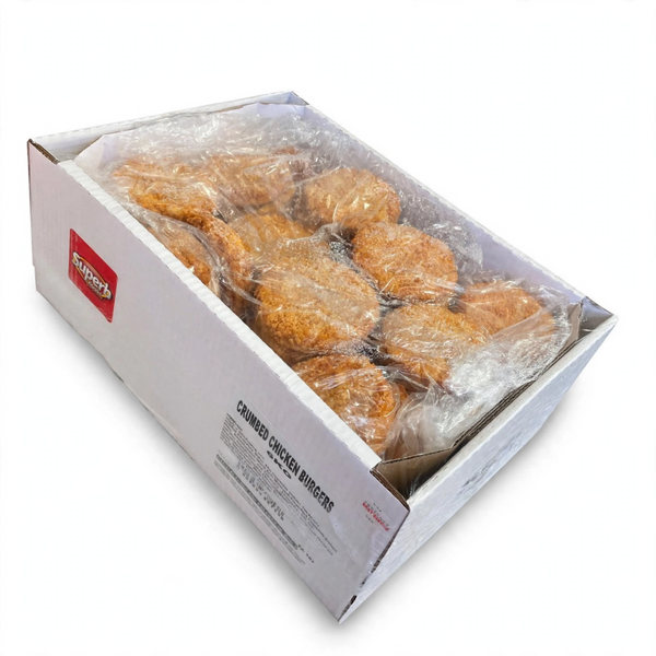 Crumbed Chicken Burgers 6kg  Frozen Box