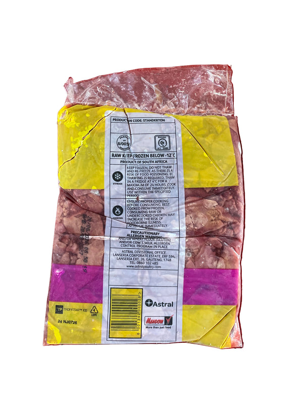 Frozen Chicken Livers 1kg