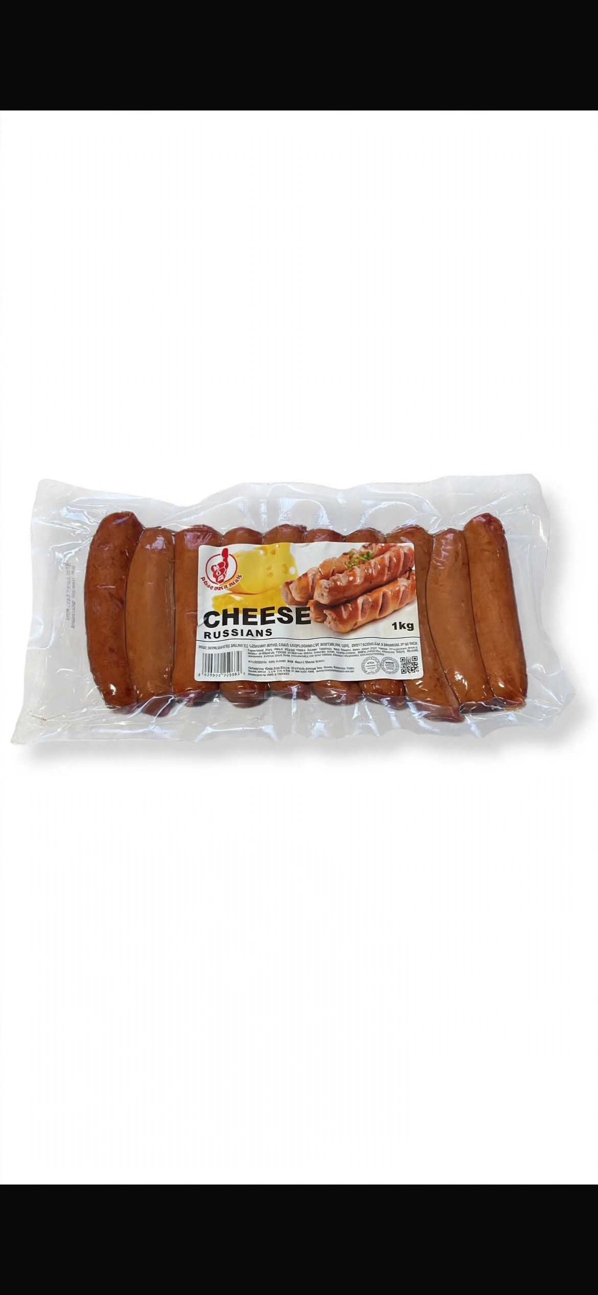 Smoked Cheese Russians 1kg (Vacuum Packed)
