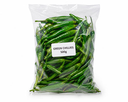 Green chillies  500g Fresh
