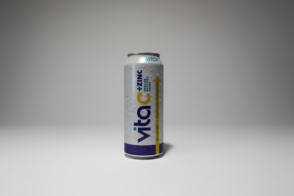 6X500ML SWITCH ENEREGY VITA C BLUEBERRY & RASBERRY