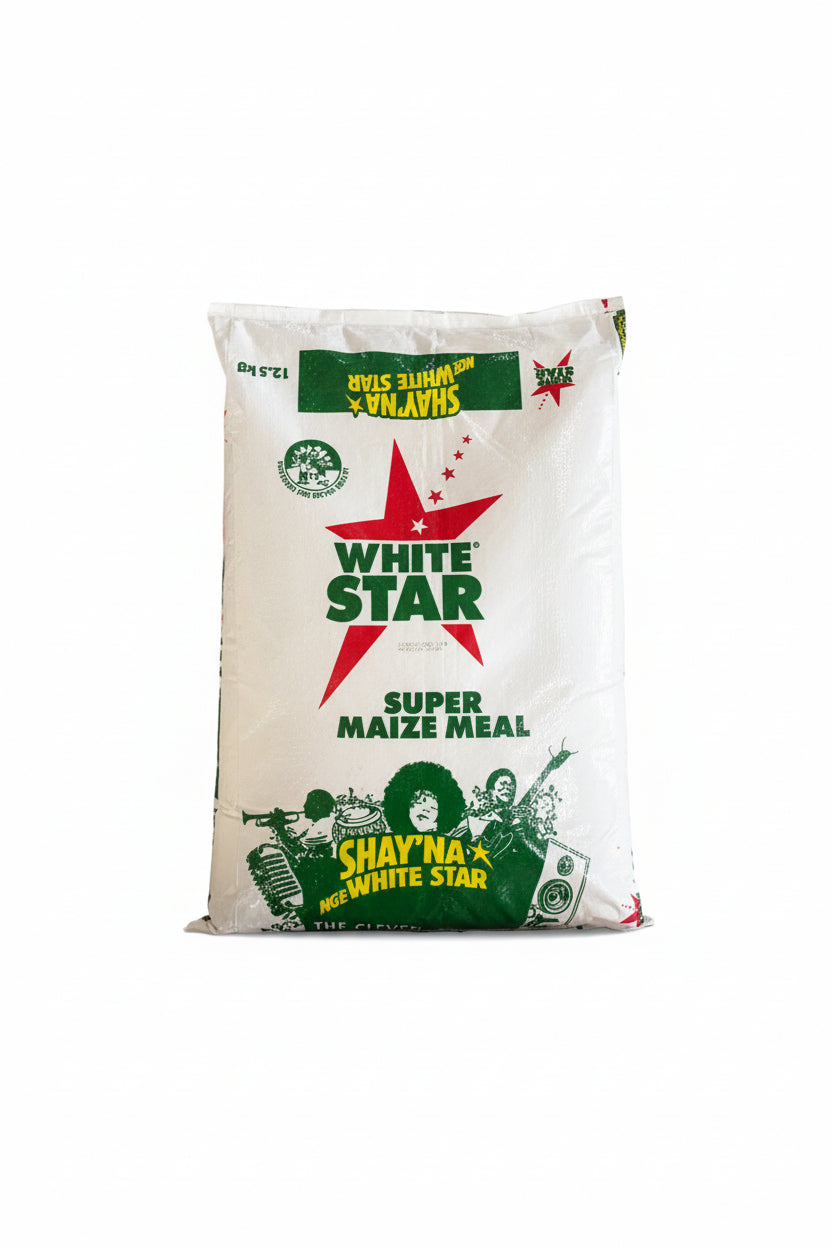 12.5kg WHITE STAR SUPER MAIZE MEAL