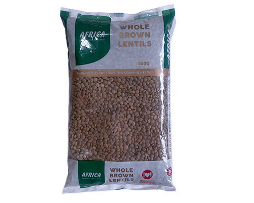 Whole Brown Lentils 500g